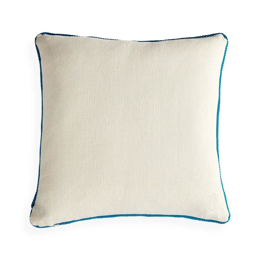 Pompidou Half Circles Pillow - Aqua