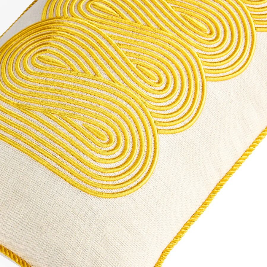 Pompidou Path Cushion - Yellow