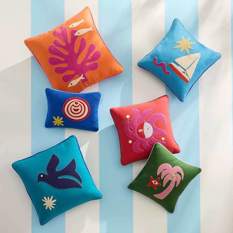 Elevate your space with the Playa Coral Cushion—vibrant coral hues, soft texture, and stylish design that adds a pop of color to any room.