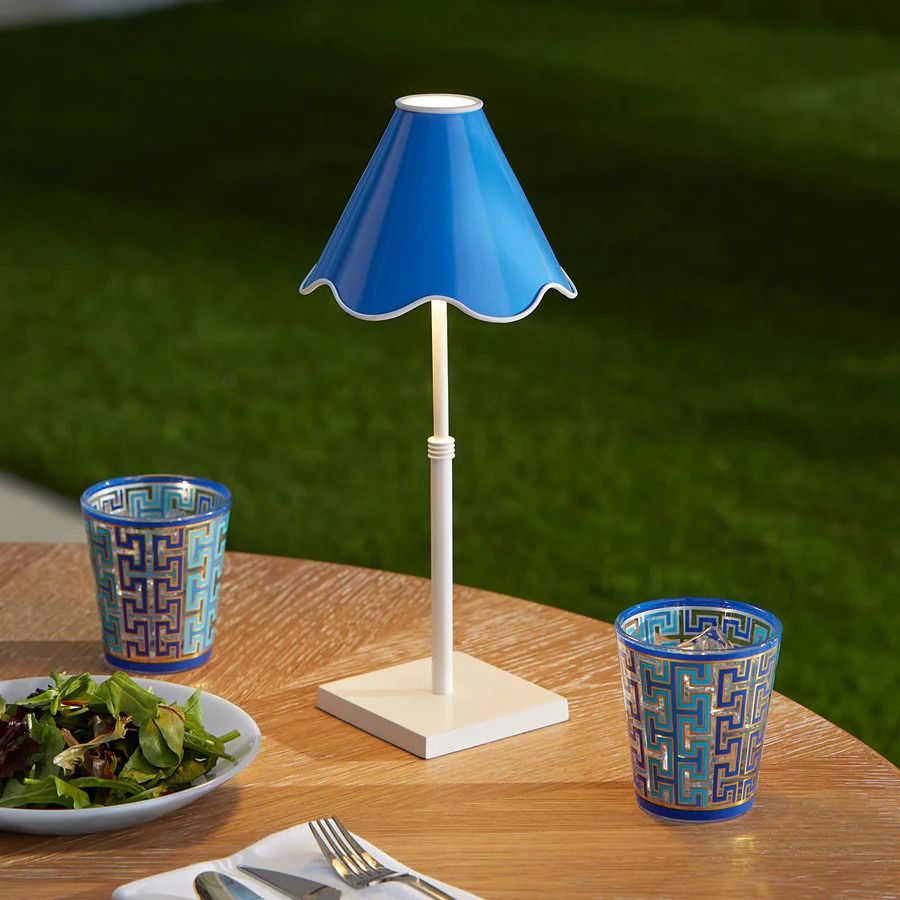 Ripple Rechargeable Table Lamp - Blue