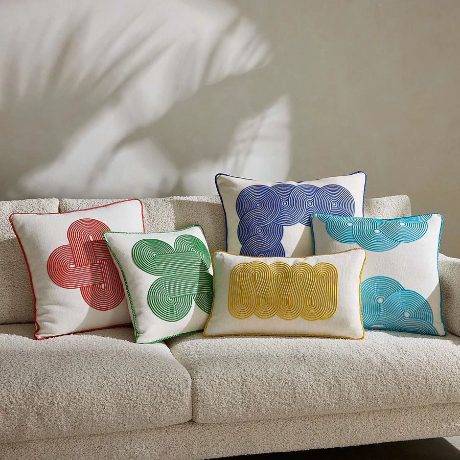 Pompidou Path Cushion - Yellow