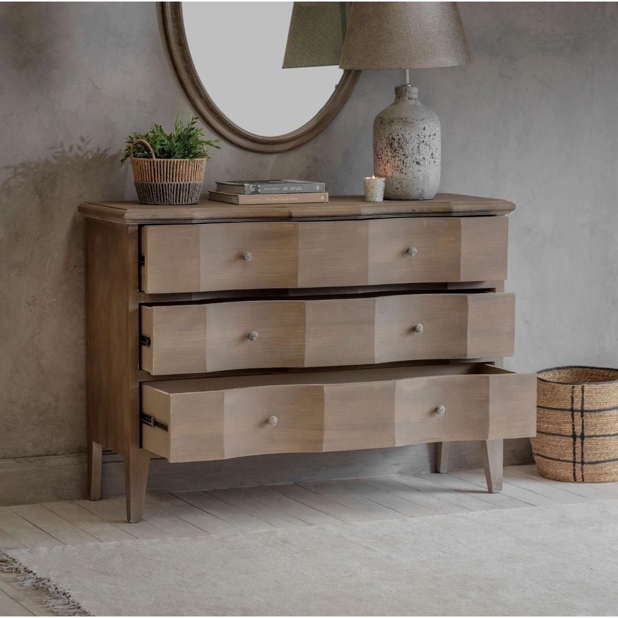 Ilkley Large Chest of 3 Drawers