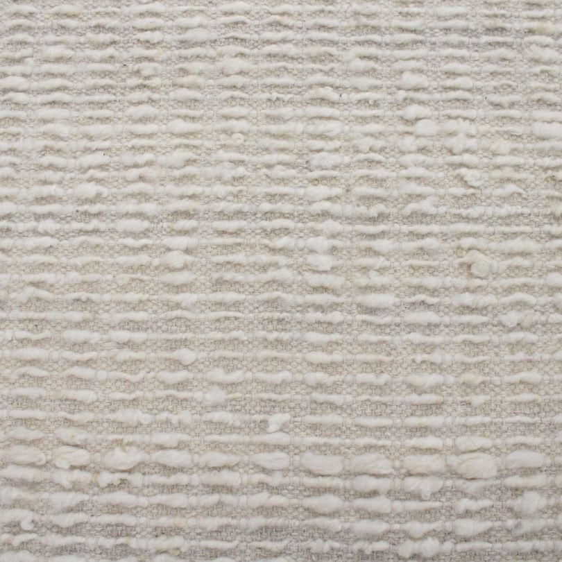 Hand woven wool rug in brown/beige shade
