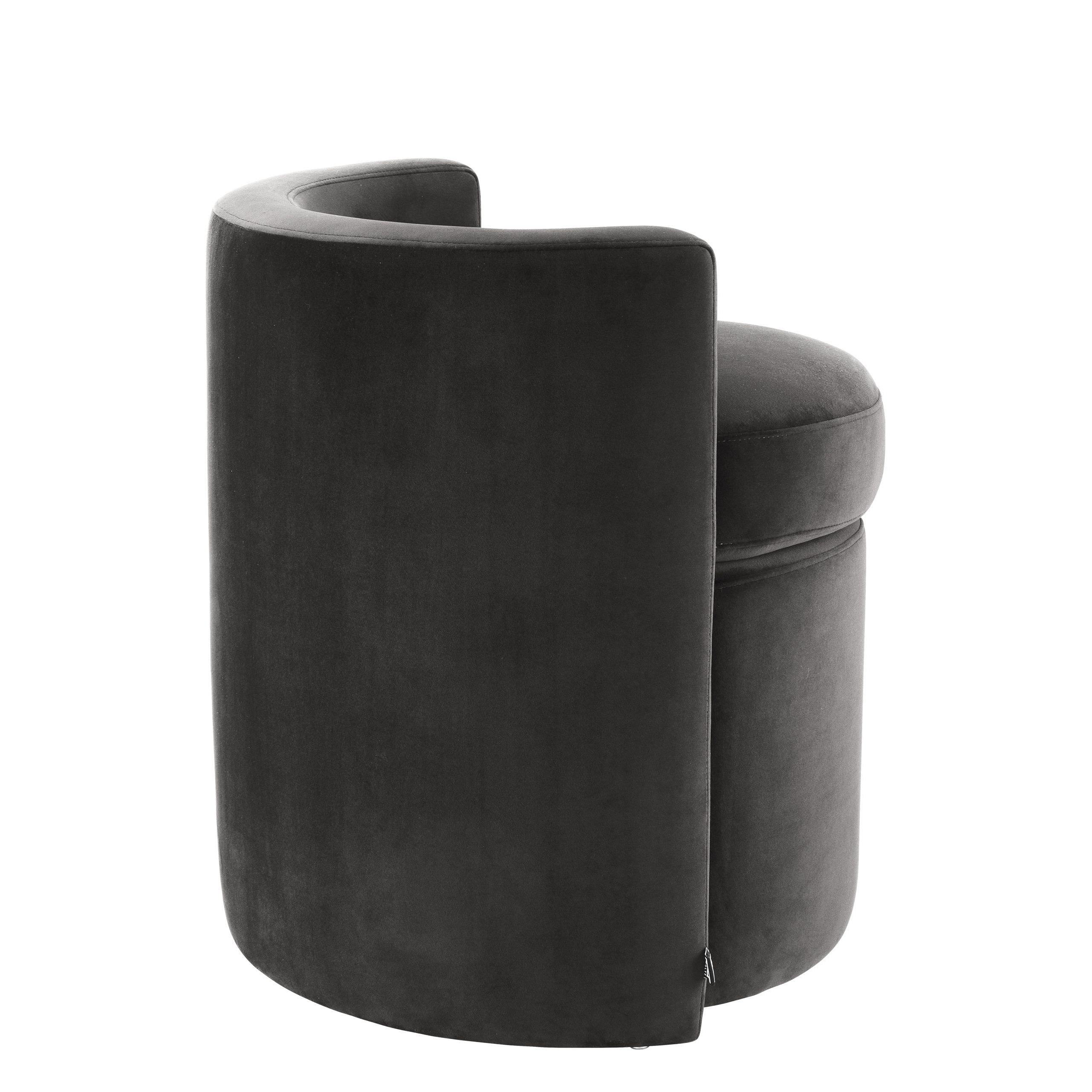 Eichholtz Arcadia Stool - Dark Grey