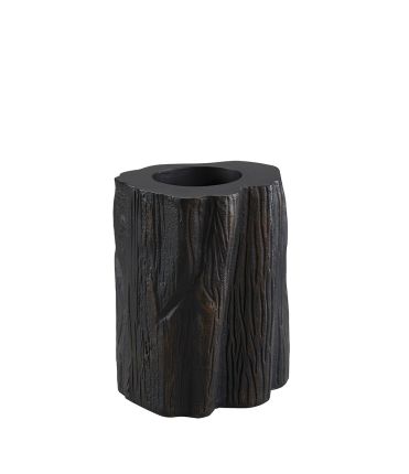 Flame Candle Holder - L - Black