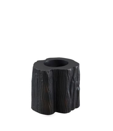 Flame Candle Holder - S - Black