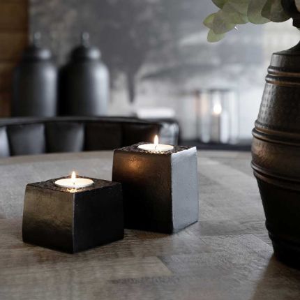 Antique Bronze Tealight - L