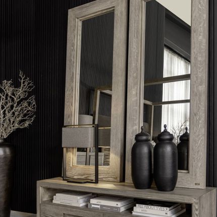 Hunter Dressing Mirror - Antique Grey