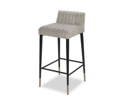 Coltrane Bar Stool - Kaster Light Grey