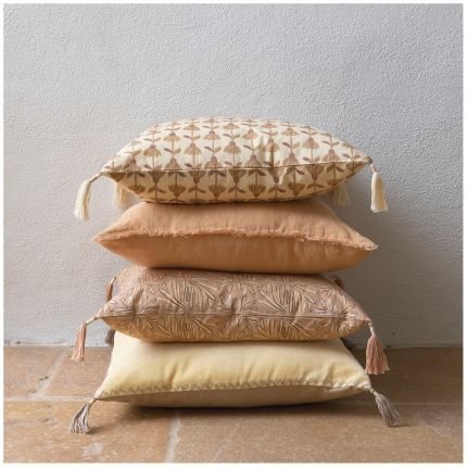 Chloe Cushion - Apricot - Square