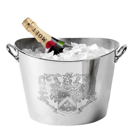 Luxury nickel champagne cooler