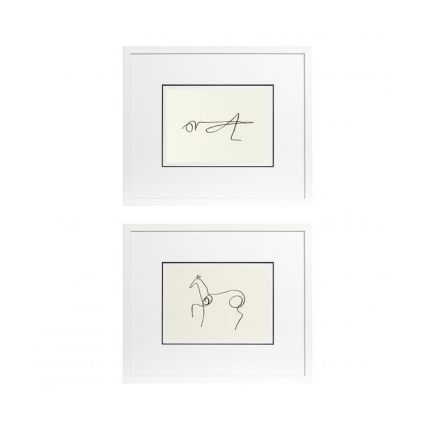 A set of 2 fabulous abstract prints by Pablo Picasso