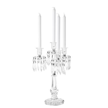 Glass Droplet Candle Holder