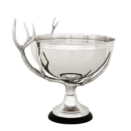 Designer nickel bowl on a stylish base holder