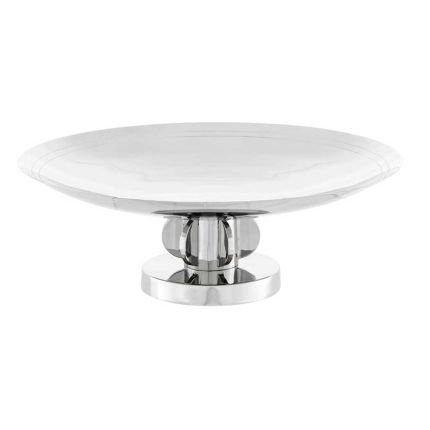Luxury designer decorative silver tray