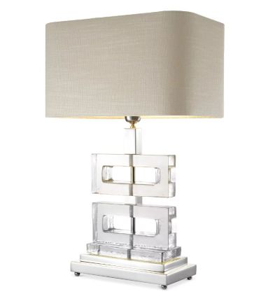 Umbria Table Lamp - Nickel