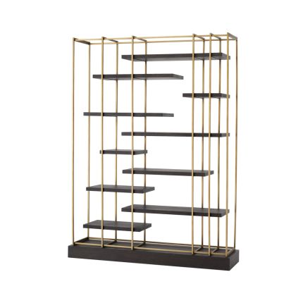 Ward Cabinet - Brushed Brass