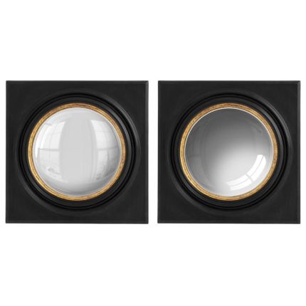 A set of two luxury convex mirrors by Eichholtz