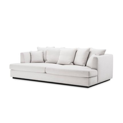Luxurious Eichholtz deep seated sofa in white fabric