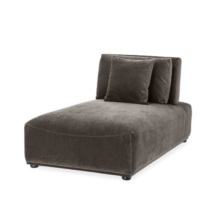 Eichholtz Mondial Chaise Longue - Granite Grey
