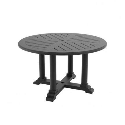 Eichholtz Bell Rive Dining Table – Round – 130 cm – Black 