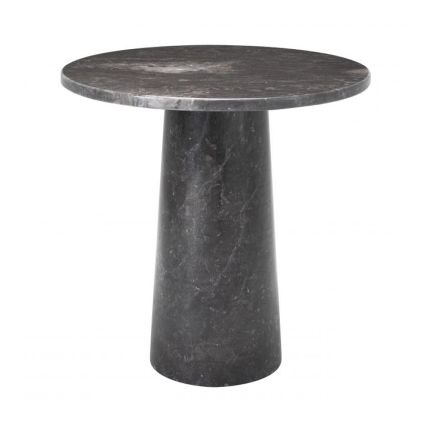 A solid brass brutalist-inspired side table by Eichholtz 