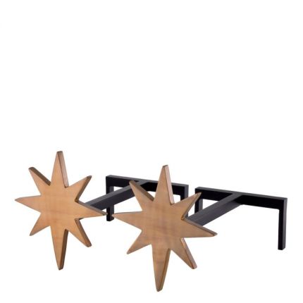 Star Andiron - Set of 2