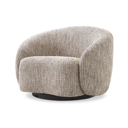 Eichholtz Amore Swivel Chair - Mademoiselle Beige