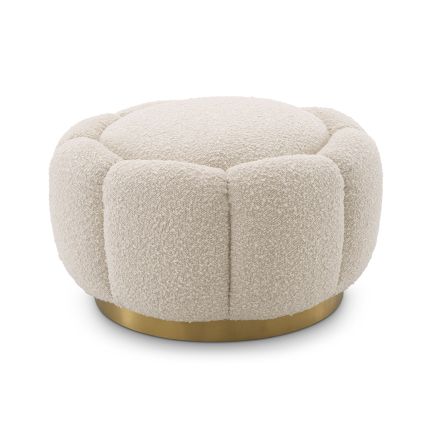 Inger Ottoman - Boucle Cream