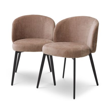 Eichholtz Lloyd Dining Chairs - Set of 2 - Sisley Pink 