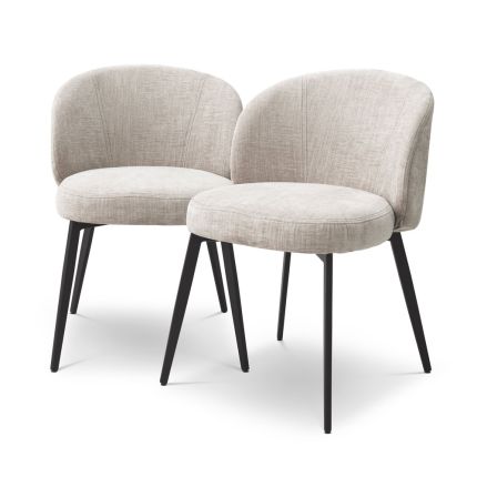 Eichholtz Lloyd Dining Chairs - Set of 2 - Sisley Beige 