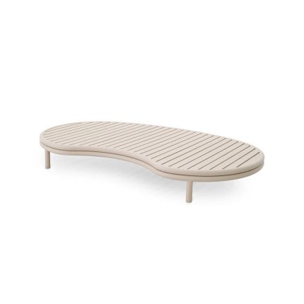 Elegant organic shaped outdoor coffee table 