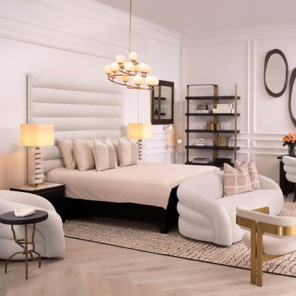 Swirl design ceiling light made up of 16 lamp holders