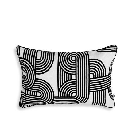 Eye-catching patterned cushion available in a selection of groovy colours