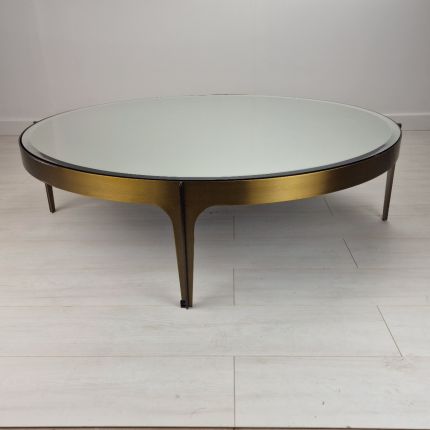 Clearance Artemisa coffee table – brushed brass – large