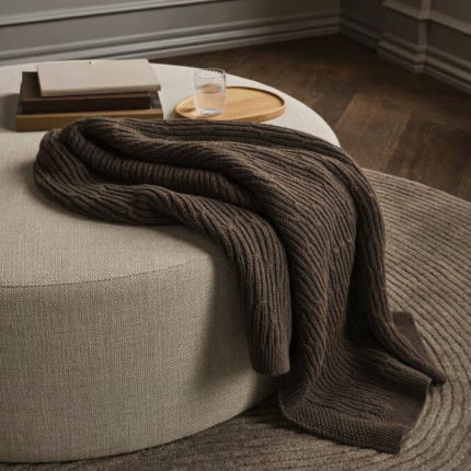 Plover Throw - Brown