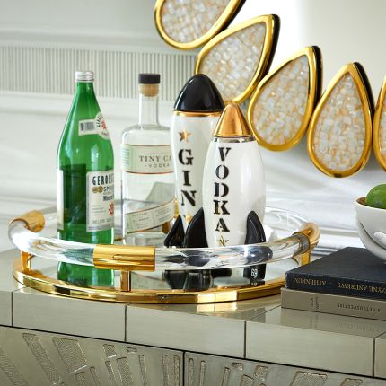 Jonathan Adler Vodka Rocket Decanter 