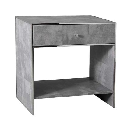 A gorgeous and sleek bedside table