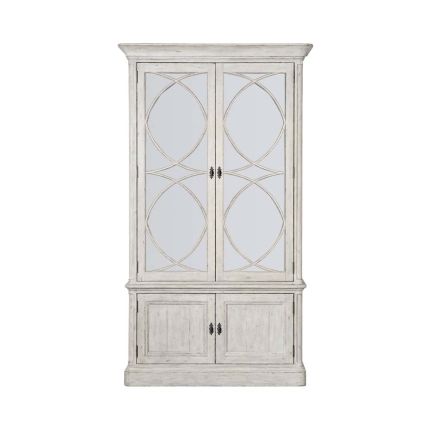 A shabby chic & farmhouse inspired display cabinet