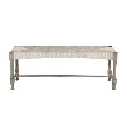 A luxurious, natural solid oak and Acaba bench