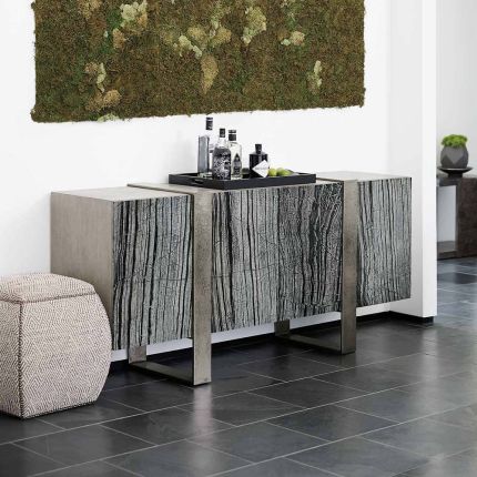 Beautiful console with industrial decor inspiration