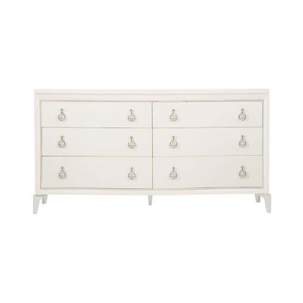 A stylish, cream chest of drawers