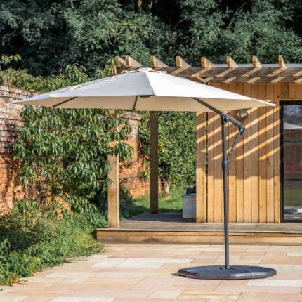 Fornillo Cantilever Parasol - Cream - 3m