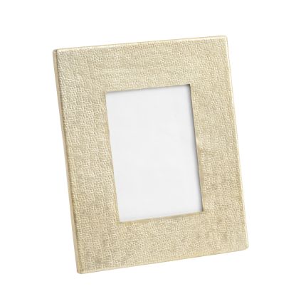 large aluminium photo frame with gold finish