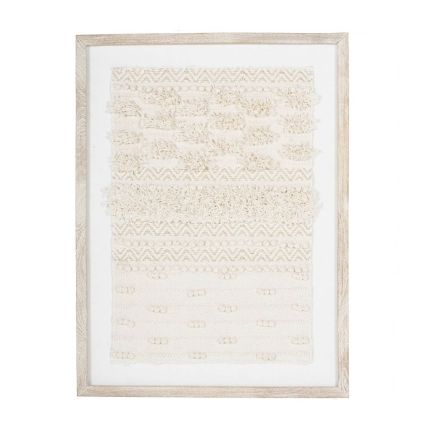 Isadora Framed Handmade Rug - Cream