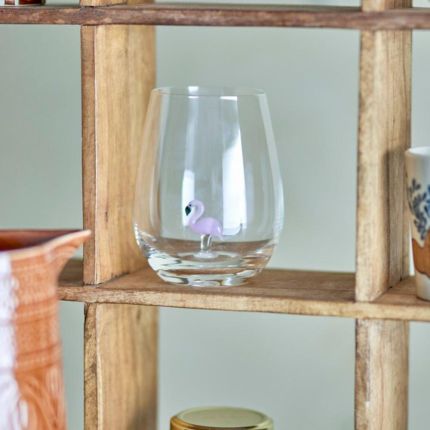 Misa Drinking Glass - Flamingo