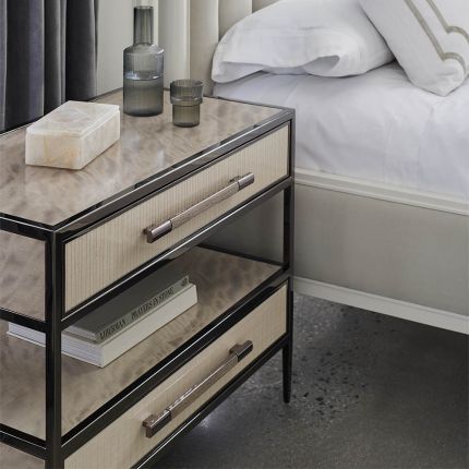 Dual Impressions Bedside Table