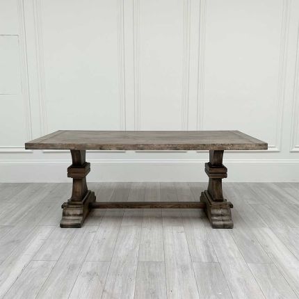 Clearance Cheshire Dining Table - Antique Grey - 200 cm F4