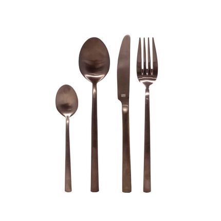Zeno Cutlery Set - Chocolate