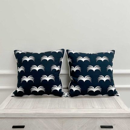 Ex-Display Evie & Skye Delray Cushions - Dark Blue